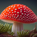 exhalewell amanita mushroooms